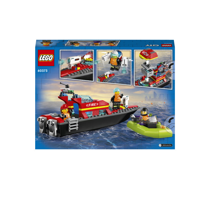 Đồ Chơi Lắp Ráp Tàu Thủy Cứu Hỏa LEGO CITY 60373