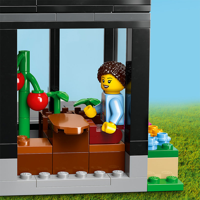 Đồ chơi lắp ráp Ngôi nhà gia đình và xe điện LEGO CITY 60398