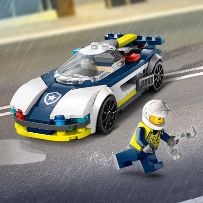 Đồ chơi lắp ráp Xe cảnh sát truy đuổi tội phạm LEGO CITY 60415