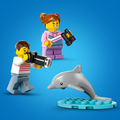 Đồ chơi lắp ráp Thuyền buồm ngắm cá heo LEGO CITY 60438