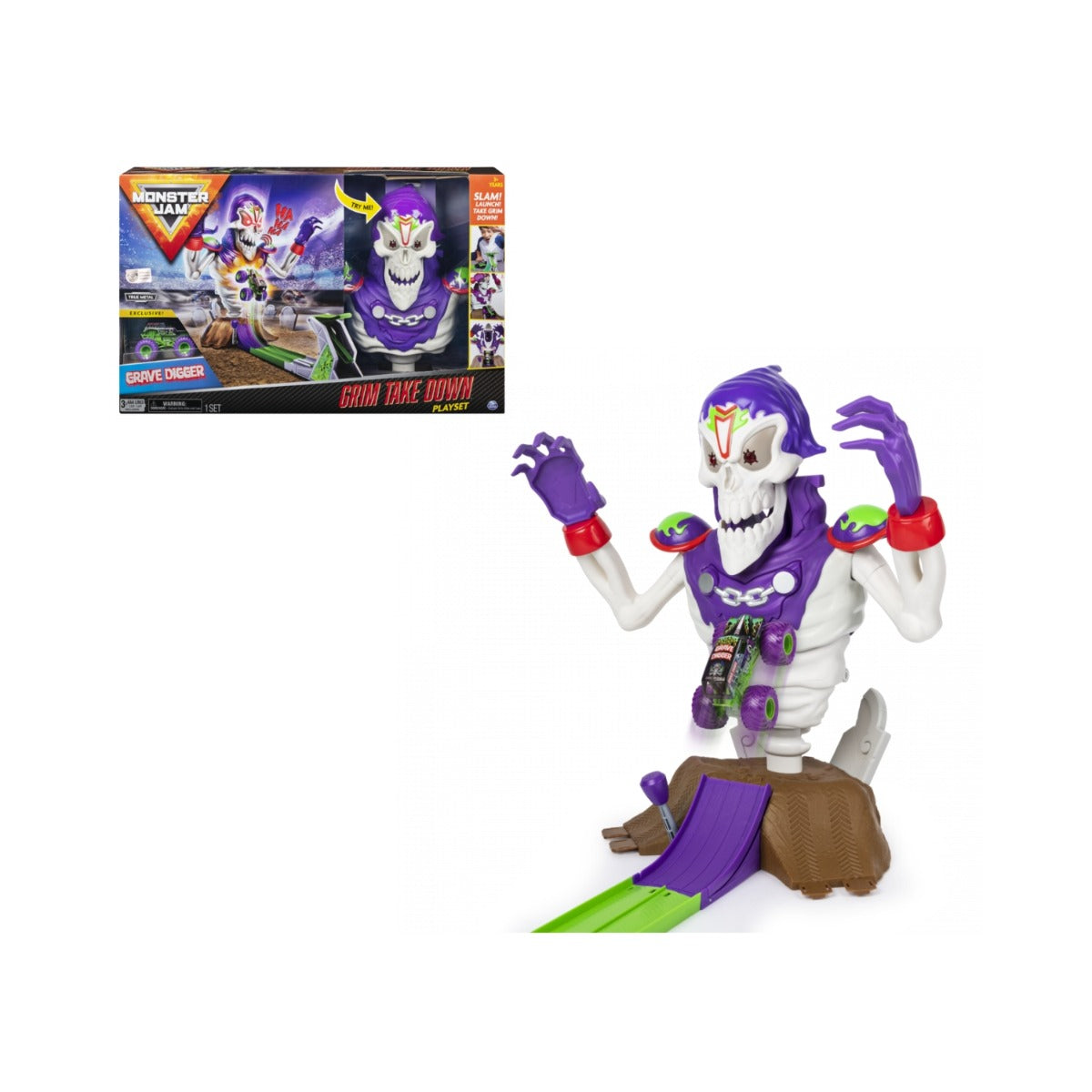 Playset Đối Đầu Chúa Tể Bóng Tối Monster Jam 6046632