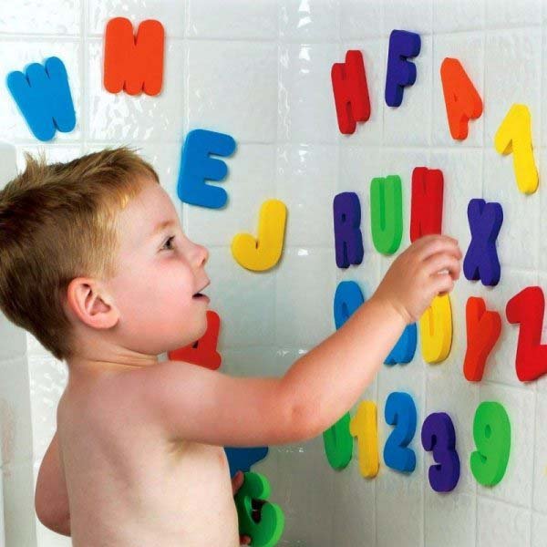 Đồ chơi nhà tắm - bộ học chữ và số