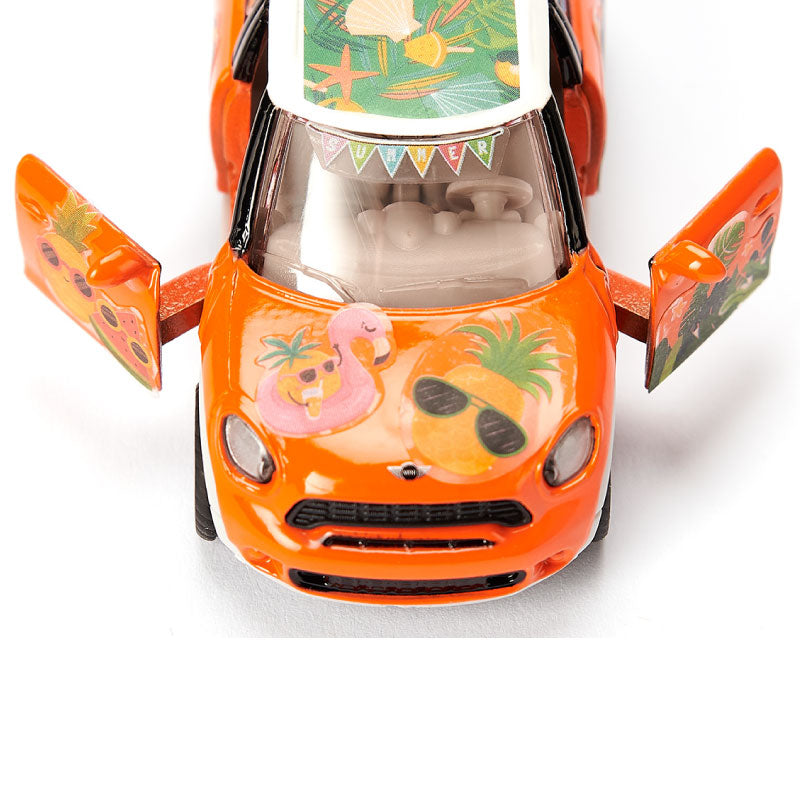 Mini Countryman Car Model with Summer Pattern Sticker SIKU 6507