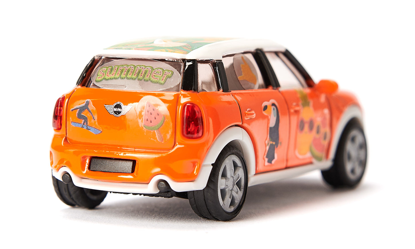 Mini Countryman Car Model with Summer Pattern Sticker SIKU 6507
