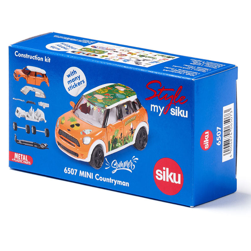 Mini Countryman Car Model with Summer Pattern Sticker SIKU 6507