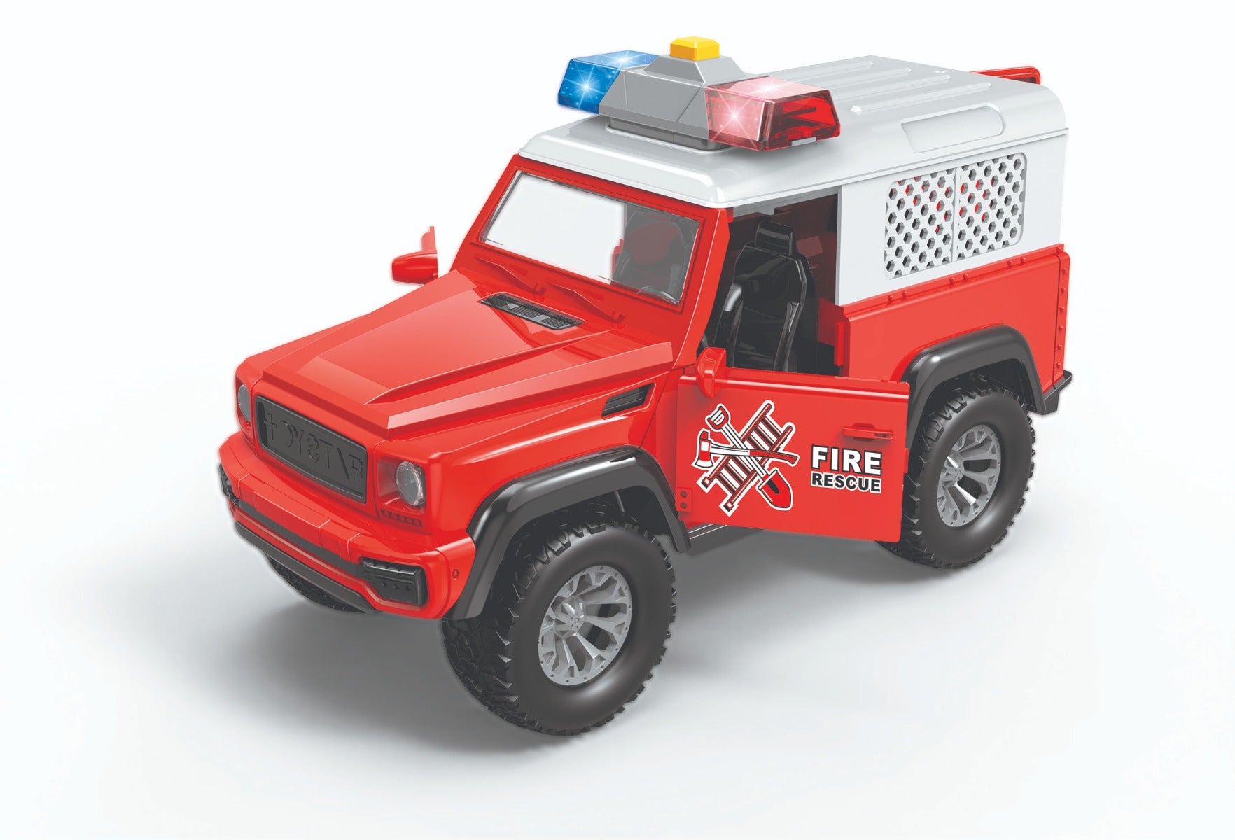 Đồ Chơi Mô Hình Xe Jeep Cứu Hỏa Vecto 666-26p