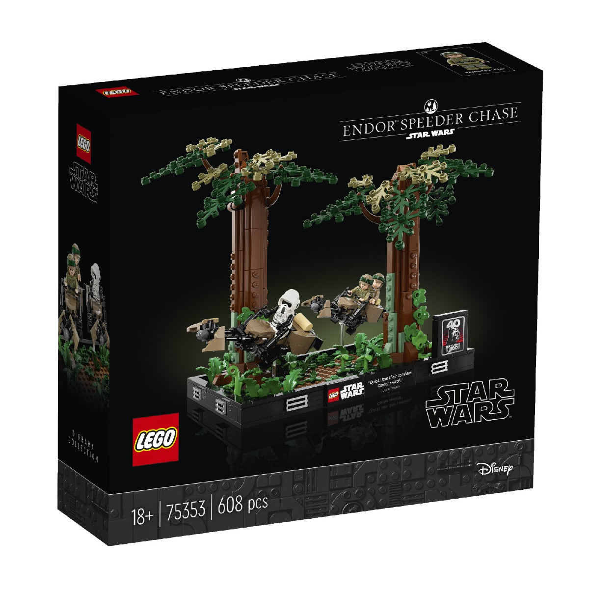 Đồ Chơi Lắp Ráp Cuộc Truy Đuổi Trong Khu Rừng Endor LEGO STAR WARS 75353