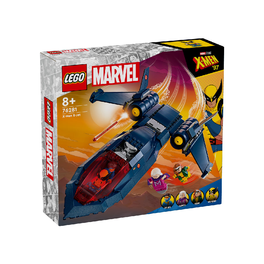 Đồ chơi lắp ráp Phi cơ Blackbird của X-Men LEGO SUPERHEROES 76281