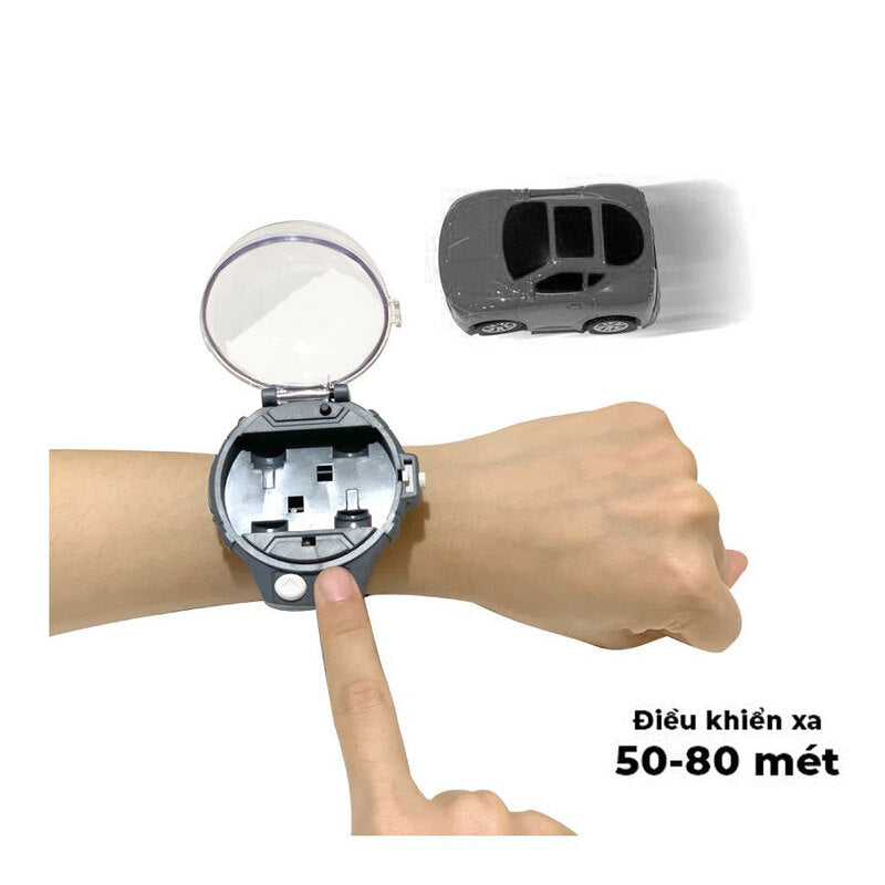 Đồng hồ điều khiển xe ô tô mini siêu tốc độ_Màu Xám XTECH 8680-4B