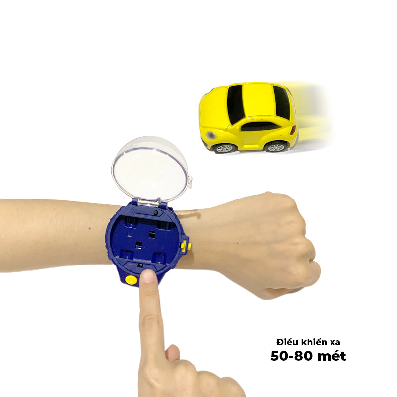 Đồng hồ điều khiển xe ô tô mini siêu tốc độ_Màu Vàng