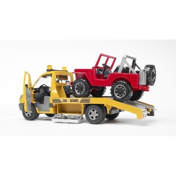 Đồ chơi mô hình tỷ lệ 1:16 Xe tải vận chuyển và xe jeep