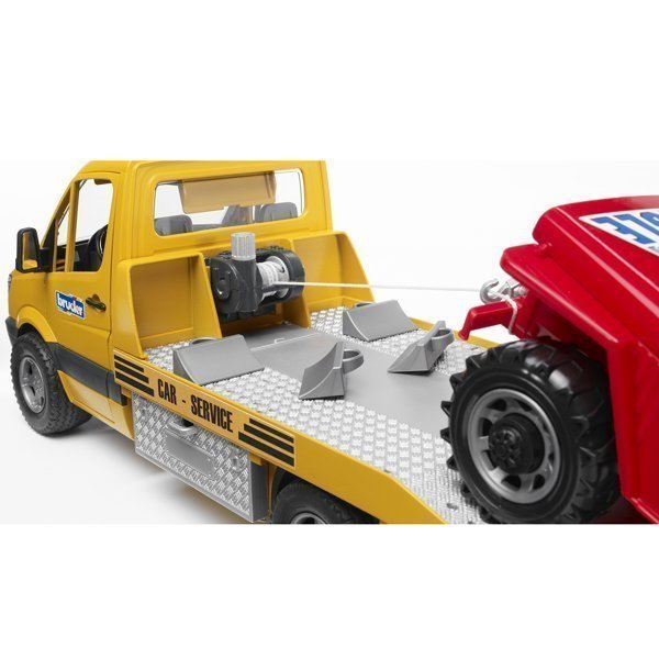 Đồ chơi mô hình tỷ lệ 1:16 Xe tải vận chuyển và xe jeep BRUDER BRU02535