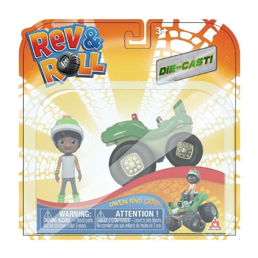 Xe thú cưng và nhân vật - Owen & Crash REVANDROLL EU881041