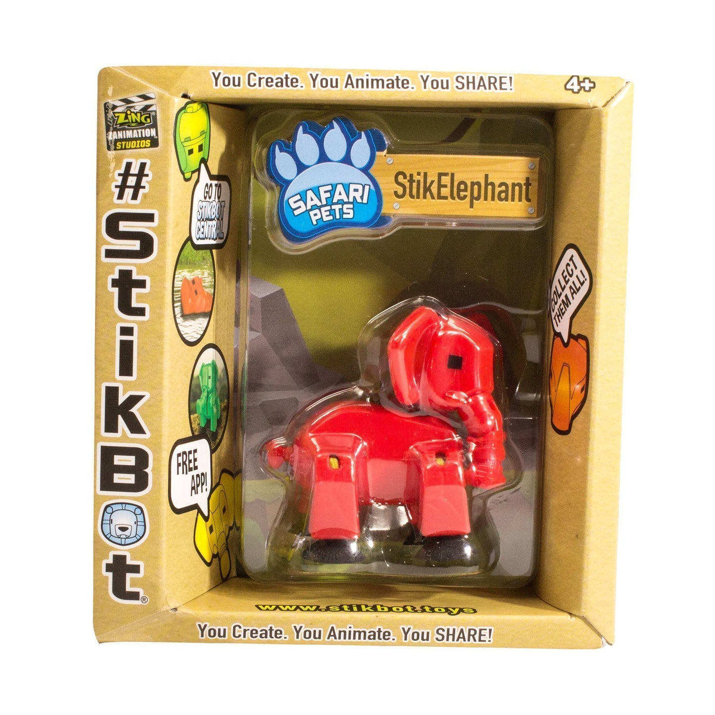 Stikbot safari voi con-đỏ STIKBOT TST622SF