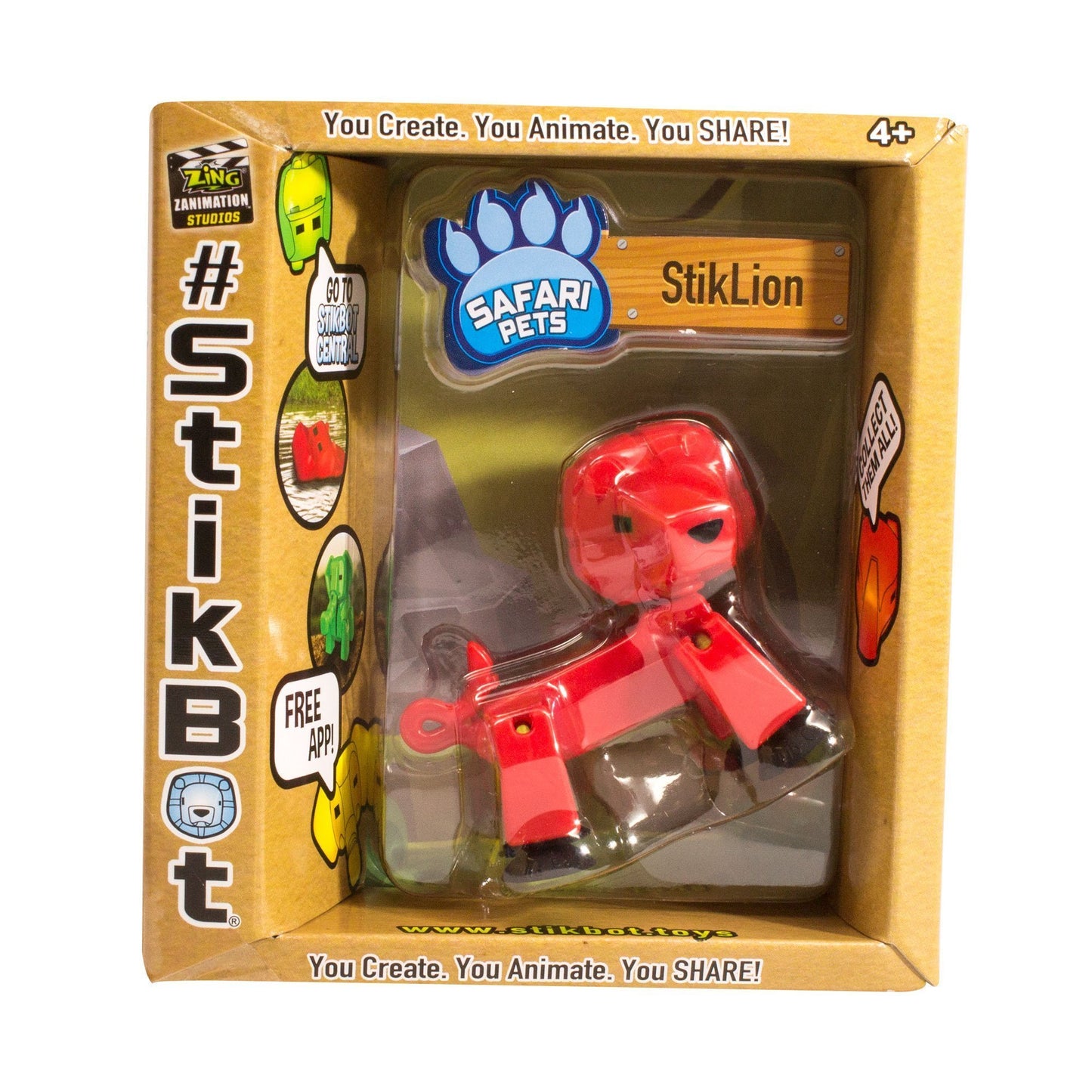 Stikbot safari sư tử-đỏ STIKBOT TST622SF