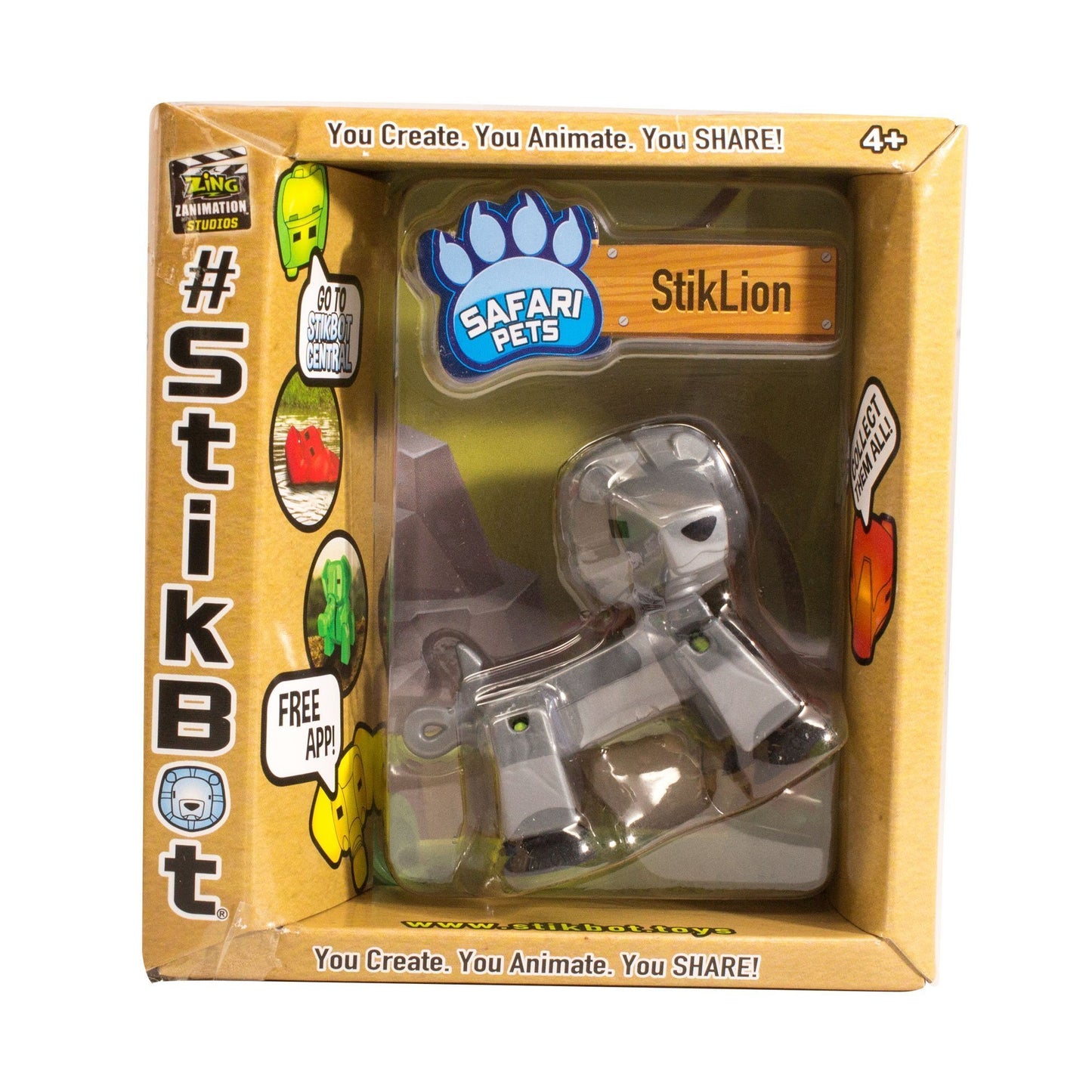 Stikbot safari sư tử-bạc STIKBOT TST622SF