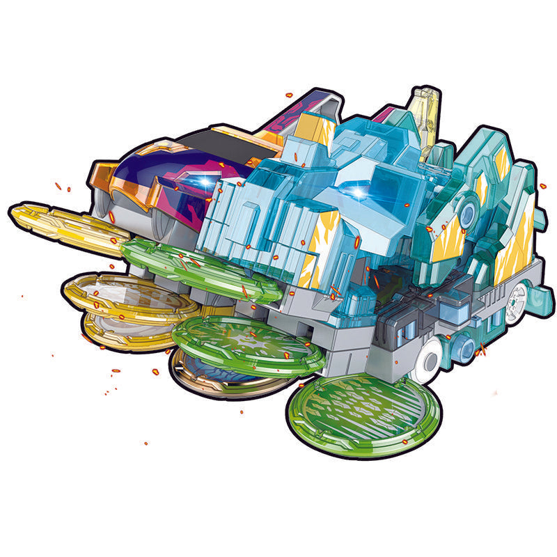 Đồ chơi xe biến hình Tê giác Thần tốc SCREECHERS WILD YW684402