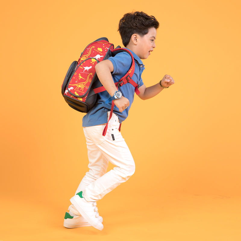 Ba Lô Fancy - Khủng Long Chúa Tể Đỏ CLEVER HIPPO BD1107