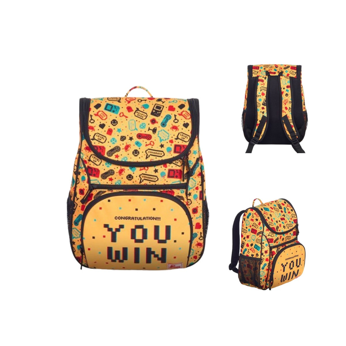 Ba Lô Thế Giới Trò Chơi - Vàng Doni Dino Bfg1105