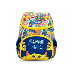 Hoodie Backpack - Clever Monster Yellow CLEVERHIPPO BM3105