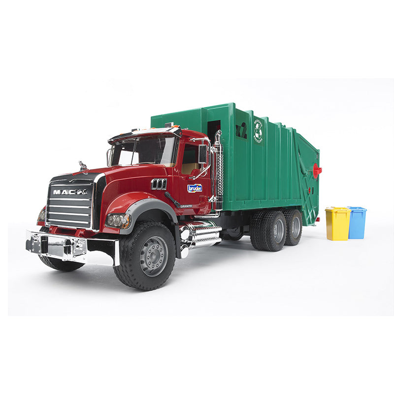 Mô Hình Xe Chở Rác Mack Granite Bruder Bru02812