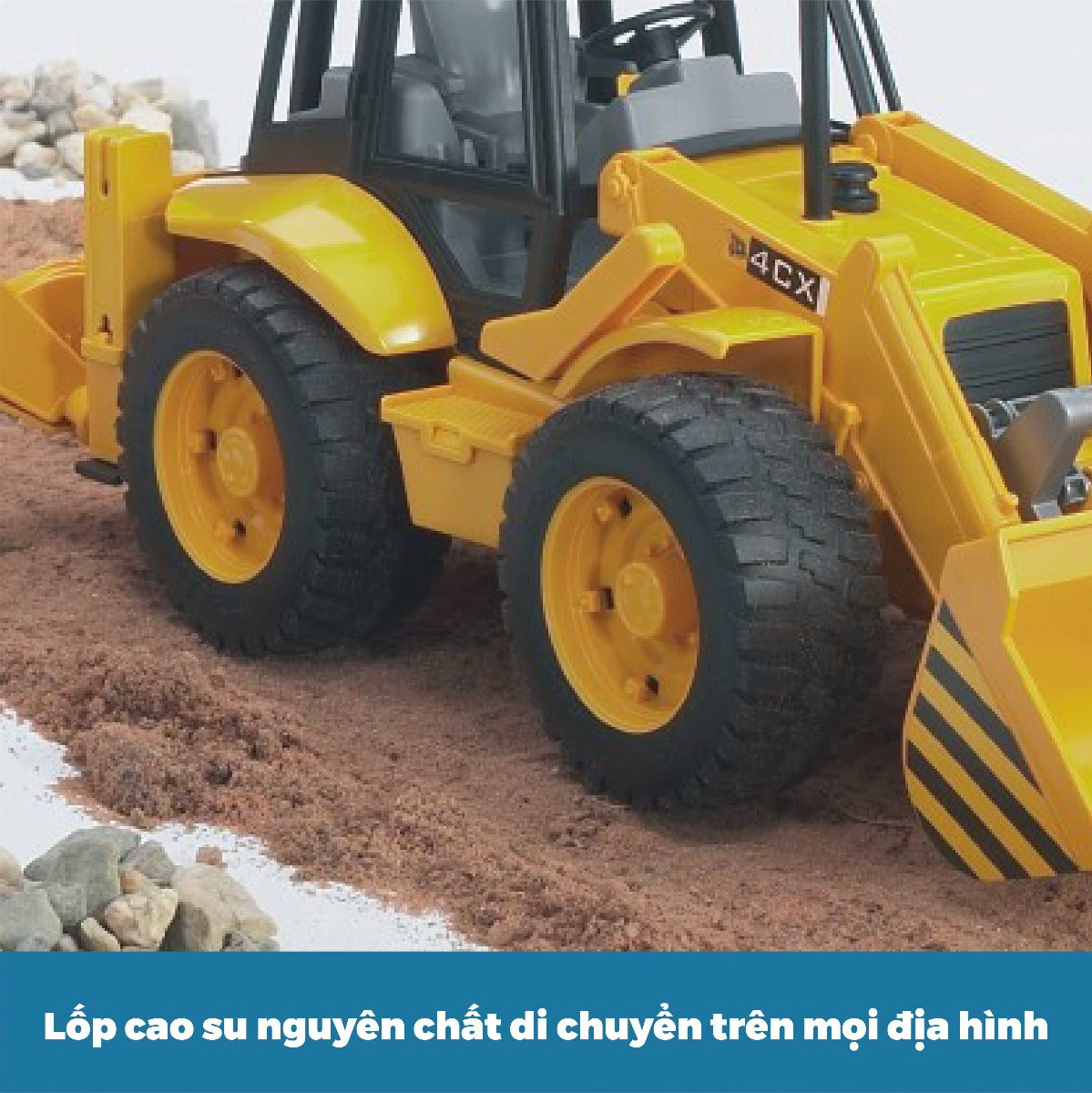 Đồ chơi mô hình tỷ lệ 1:16 xe xúc đào tổng hợp JCB 4CX BRUDER BRU02428