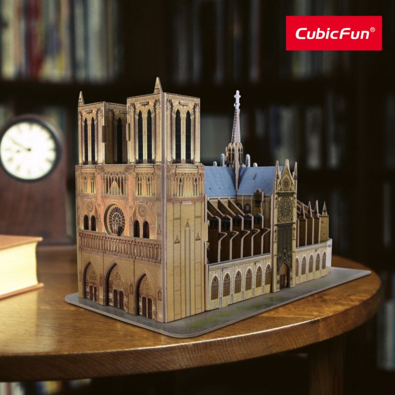 Đồ chơi trẻ em xếp hình 3D: Nhà Thờ Đức Bà Paris PUZZLES C242H