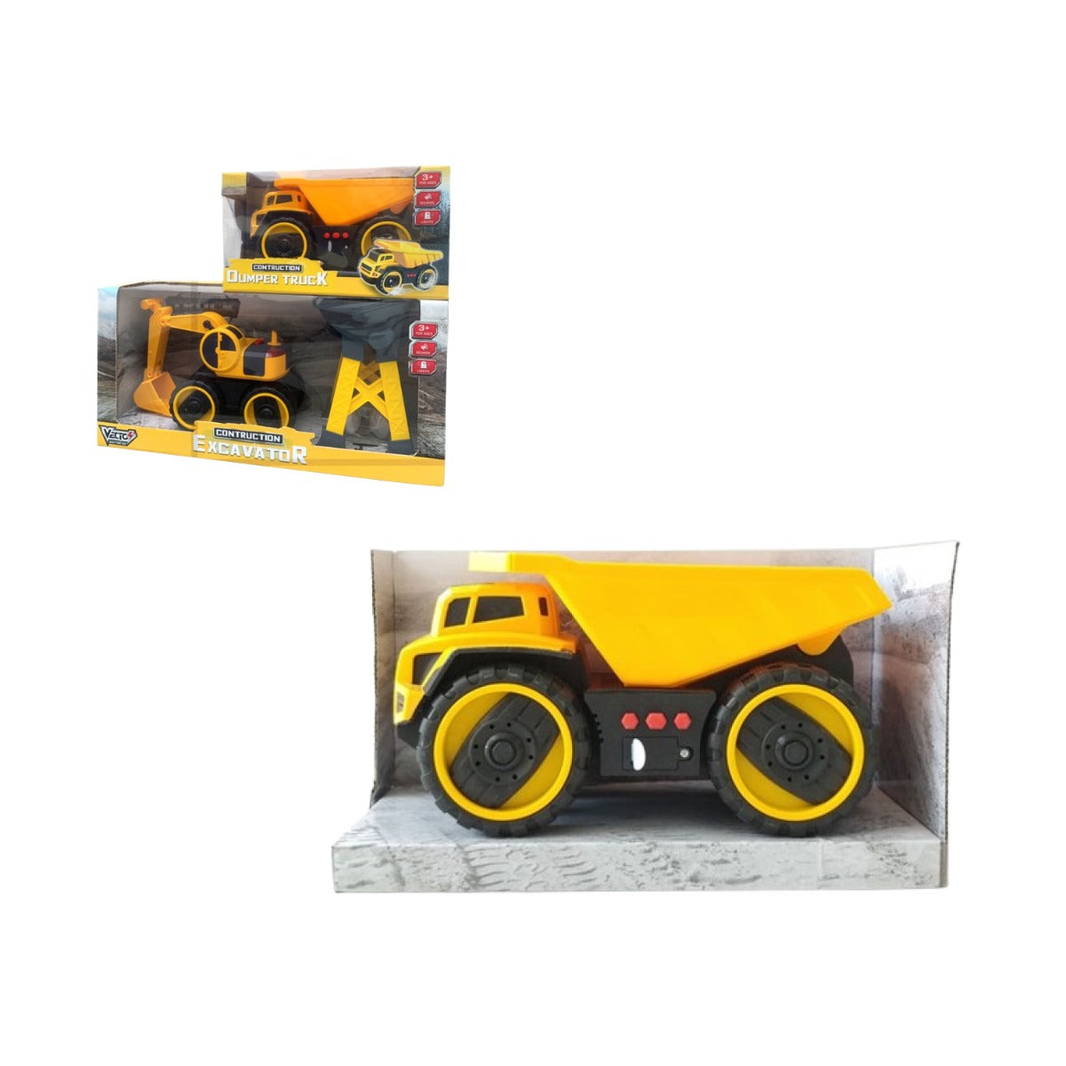 Combo Xe Công Trình Máy Đào Vecto Cb-Vt7728-Vt77