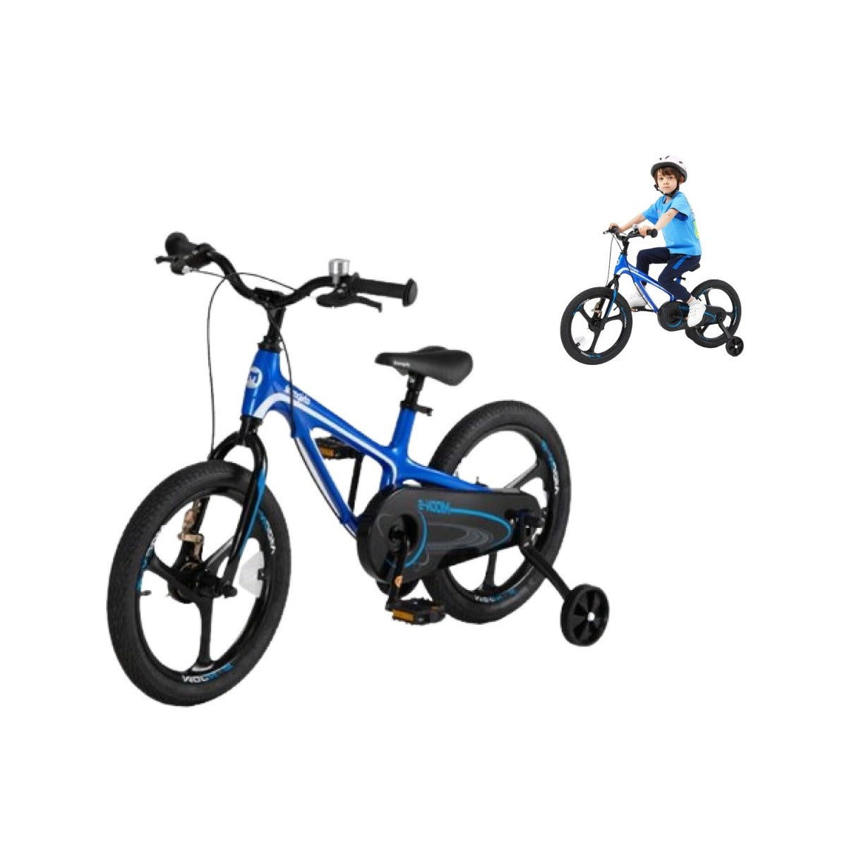 Xe Đạp Trẻ Em Chipmunk Moon 14 Inch Màu Xanh Cm14-5p-Bl