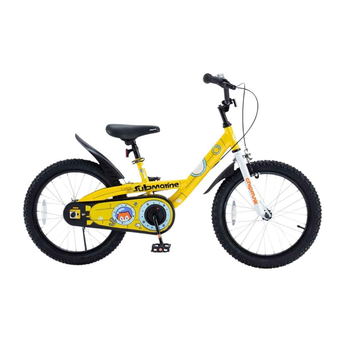Xe Đạp Trẻ Em Chipmunk Submarine 18 Inch Màu Vàng Cm18-4-Yl