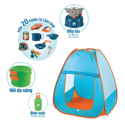 Bộ lều và dụng cụ cắm trại cho bé