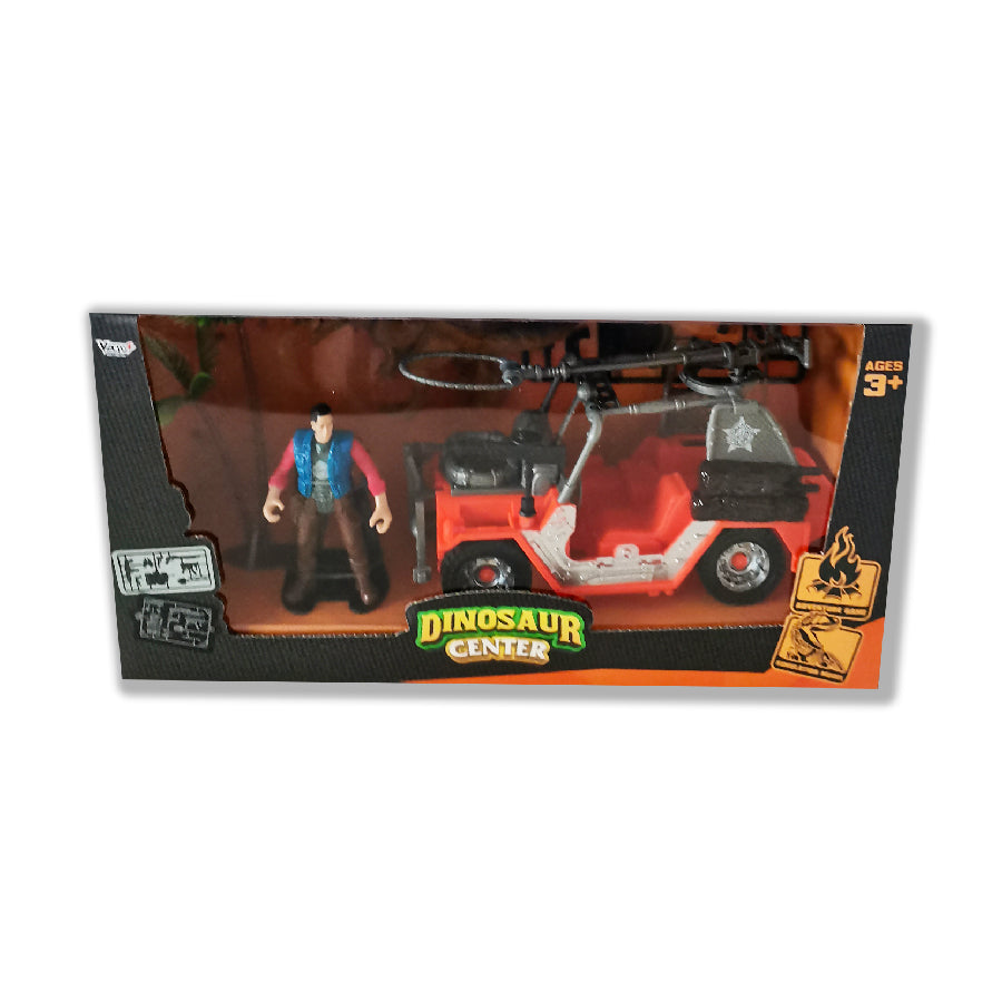 Bộ Đồ Chơi Trung Tâm Nghiên Cứu Khủng Long - Xe Jeep Dinos Party Dn7743a