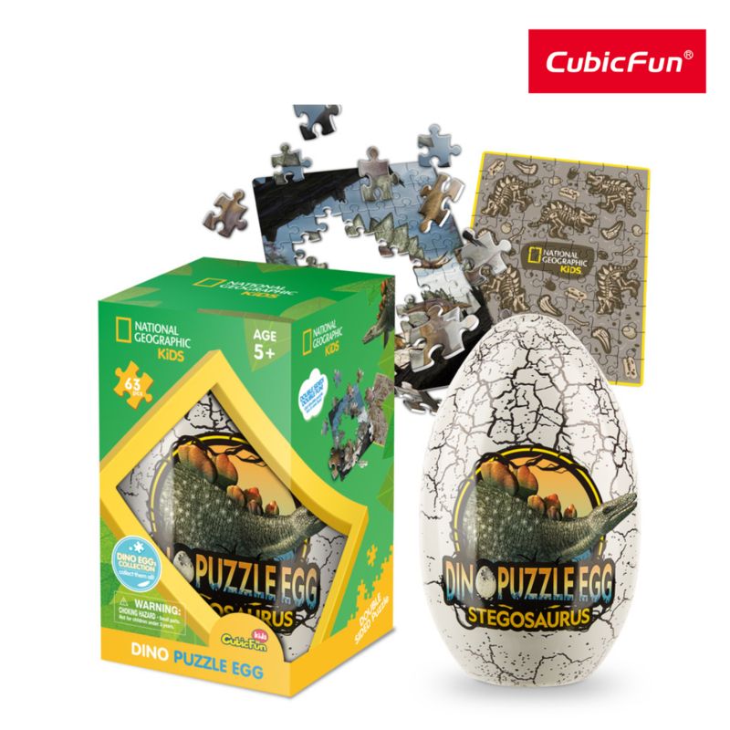 Xếp hình 2D Nat Geo: Trứng Khủng long Stegosaurus PUZZLES DS1043H