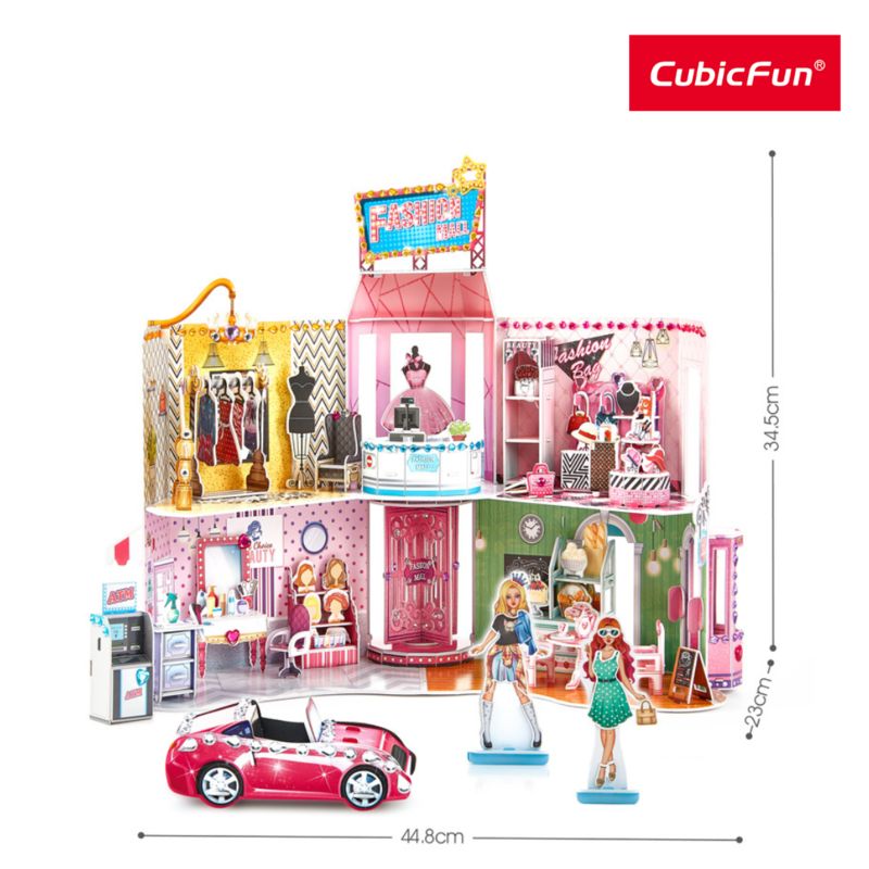 Đồ chơi trẻ em xếp hình 3D: Trung tâm mua sắm thời trang PUZZLES E1617H