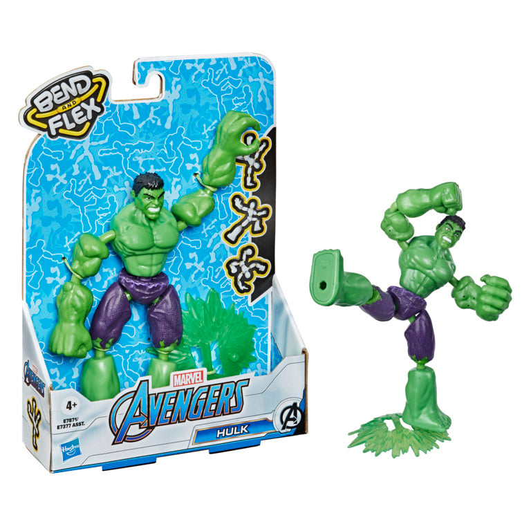 Super hero HULK Bend and Flex version AVENGERS E7377