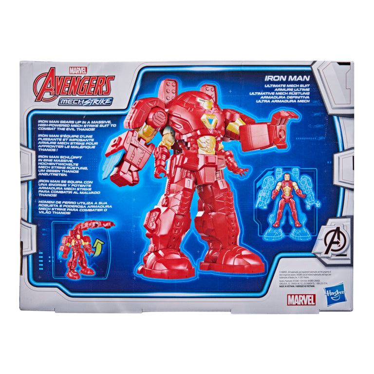 Mô hình Iron Man dòng Mech Strike tối thượng giáp 8 inch AVENGERS F1668