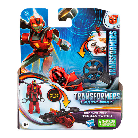 Mô hình Earthspark Twitch biến hình thần tốc 1 bước TRANSFORMERS F6229