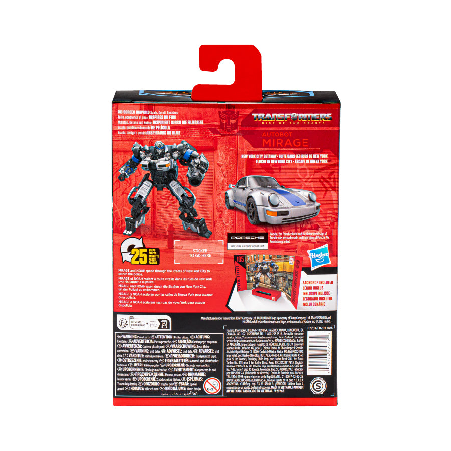 Mô hình Mirage nguyên bản 4.5 inch TRANSFORMERS E0701