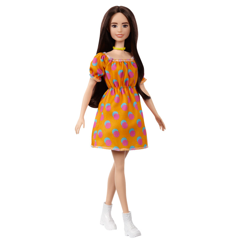 Búp bê thời trang Barbie - Polka Dot Off-the-Shoulder Dress