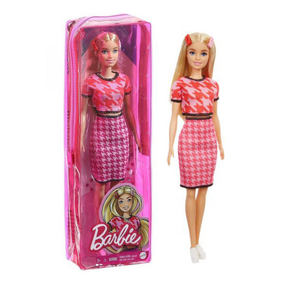Búp bê thời trang Barbie - Houndstooth Top / Skirt Matching BARBIE FBR37