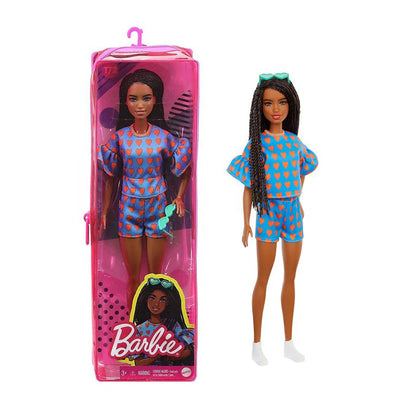 Búp bê thời trang Barbie Heart - Print Matching Top & Short