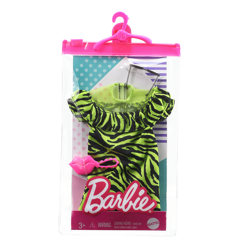 Phụ kiện búp bê thời trang của Barbie Green Dress