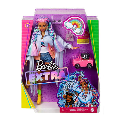 Búp bê Barbie Extra RAINBOW BRAIDS