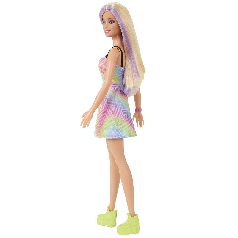 Búp bê thời trang Barbie - Purple Hair Streaks&Romper Dress