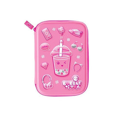 Bóp viết 3D - Boba Dễ Thương Hồng CLEVERHIPPO HC1205