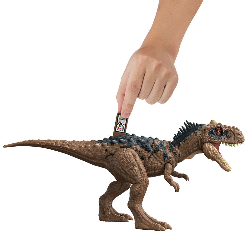 RAJASAURUS Dinosaur Model with JURASSIC WORLD MATTEL HDX17 sound
