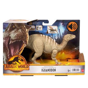 Mô Hình Khủng Long IGUANODON có âm thanh JURASSIC WORLD MATTEL HDX17