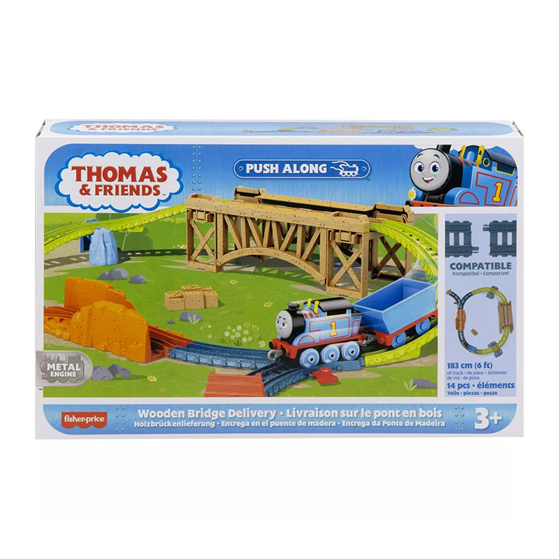 Mô hình trạm giao hàng qua cầu gỗ cùng THOMAS THOMAS FRIEND HGY82