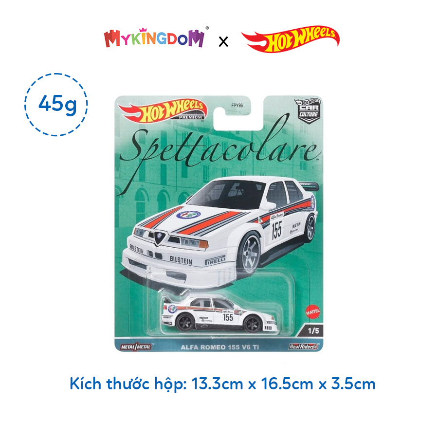 Siêu xe sang trọng ALFA ROMERO 155 V6 TI HOT WHEELS FPY86