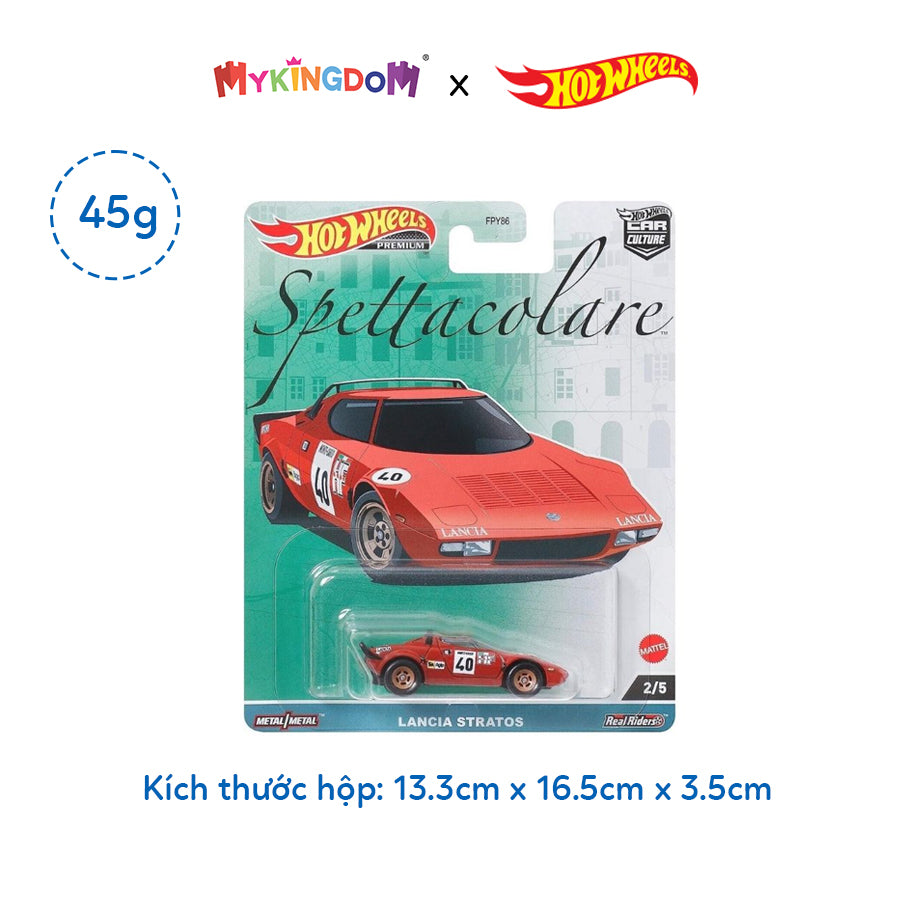 Siêu xe sang trọng LANCIA STRATOS HOT WHEELS FPY86